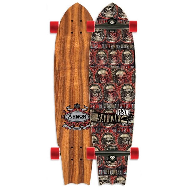 Arbor Bat Tail Complete Longboard, , medium
