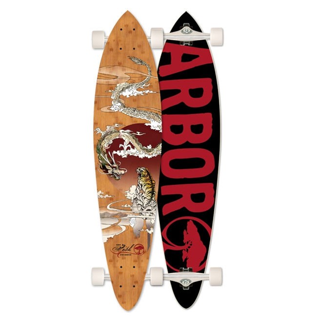 Arbor Fish Bamboo Complete Longboard