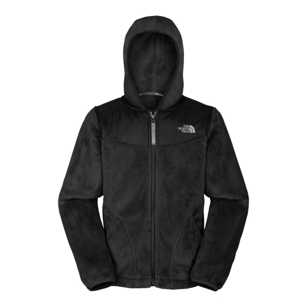 The North Face Oso Hoodie Girls Jacket, TNF Black, swatch
