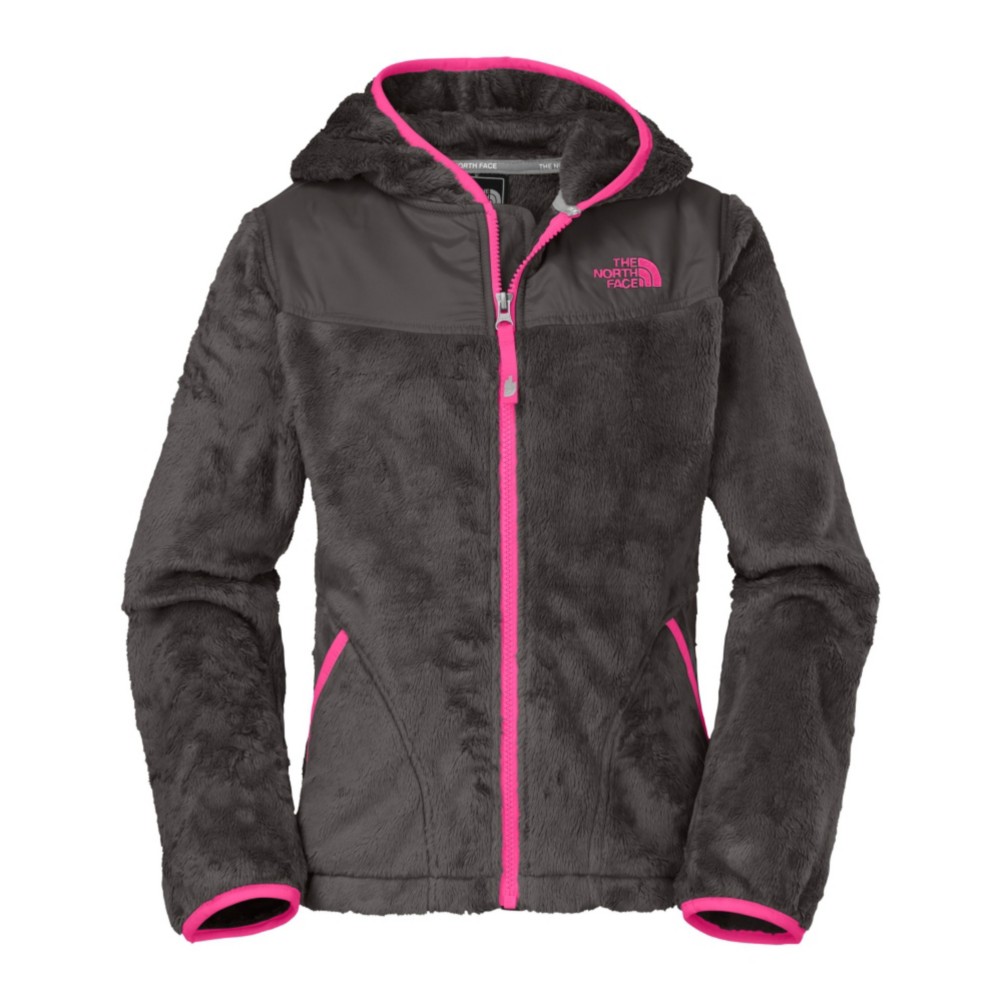 The North Face Oso Hoodie Girls Jacket, Graphite Grey, swatch