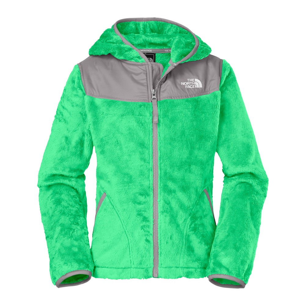 The North Face Oso Hoodie Girls Jacket, Blarney Green, swatch