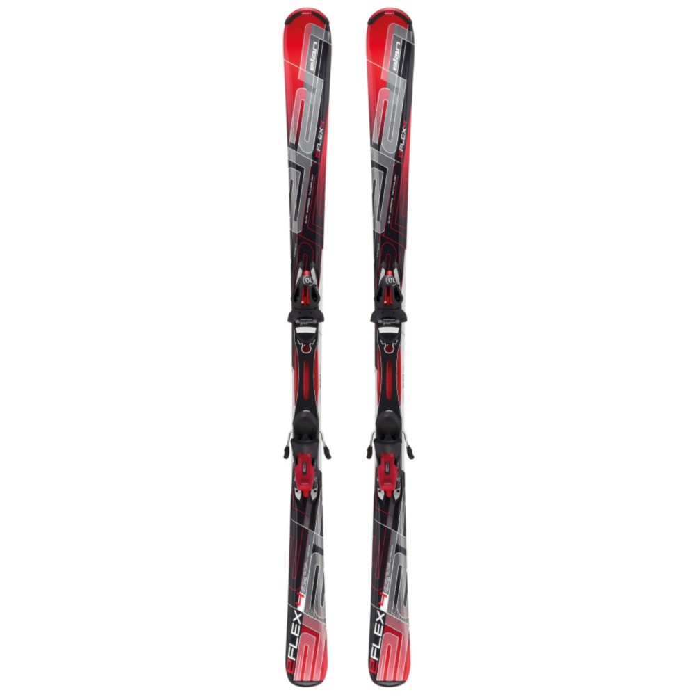 Elan E/Flex 4 Skis with EL 10.0 Bindings 2012