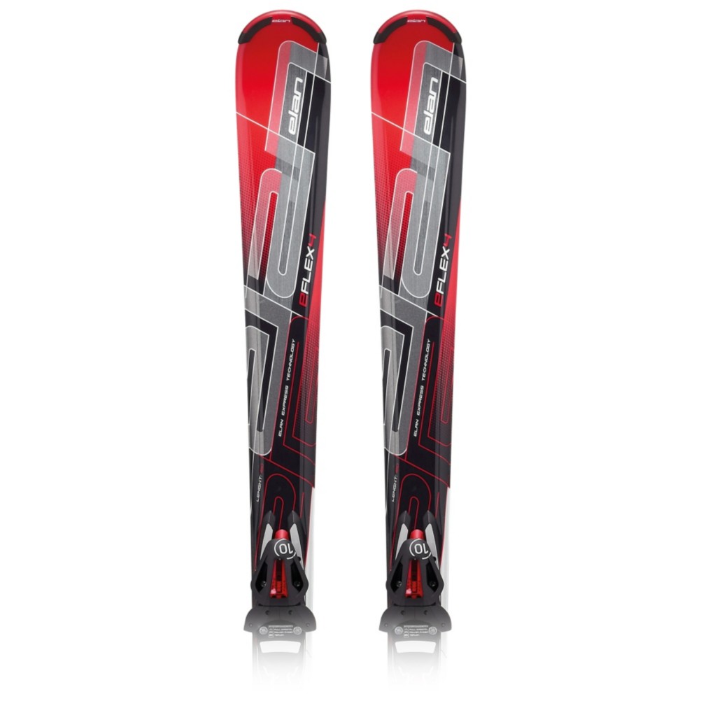 Elan E/Flex 4 Skis with EL 10.0 Bindings 2012