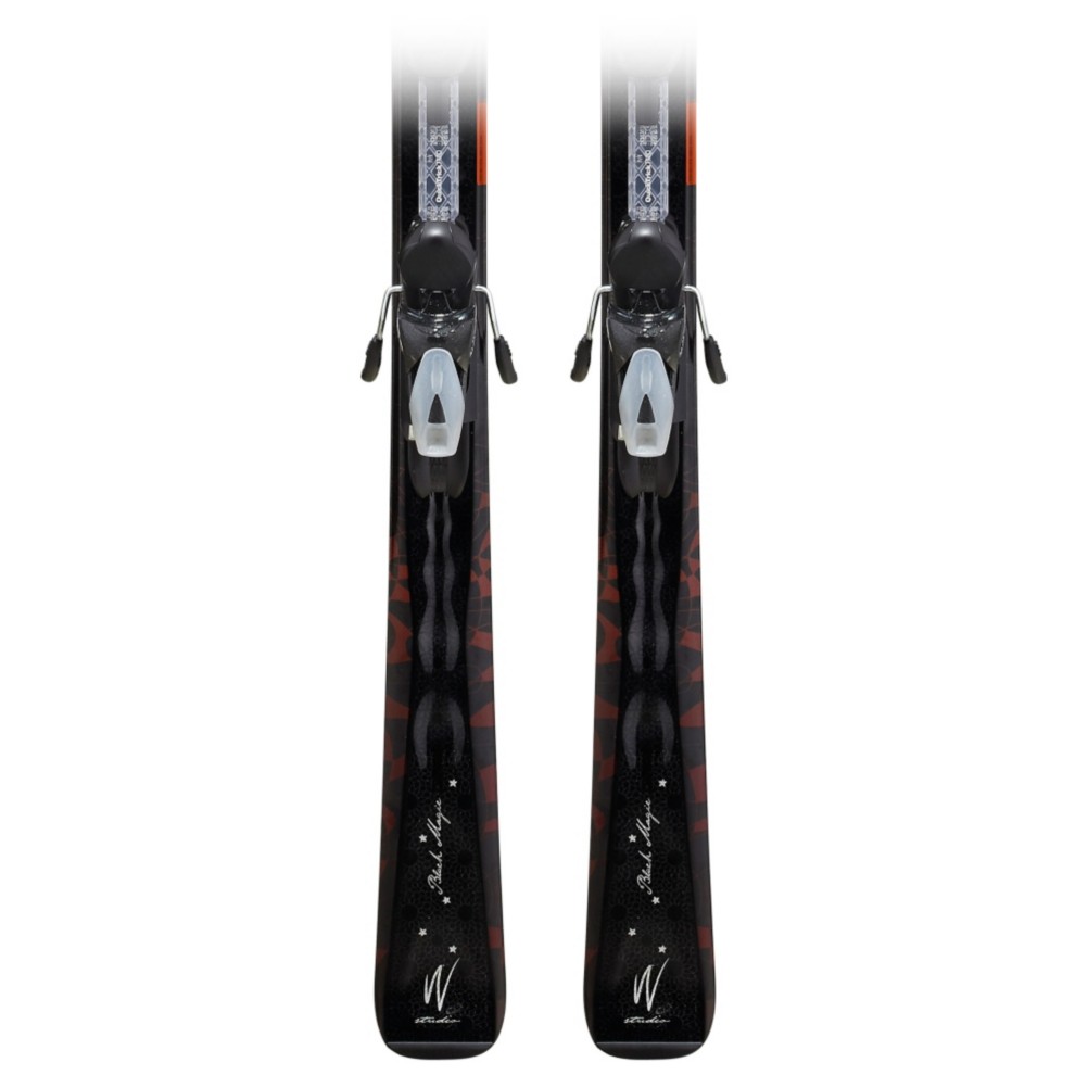 Elan Black Magic Womens Skis with ELW 9.0 QT Bindings 2012
