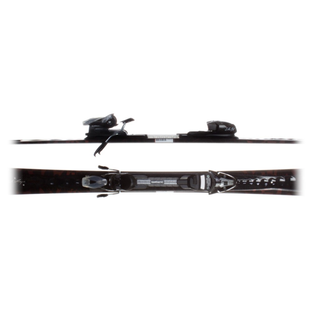 Elan Black Magic Womens Skis with ELW 9.0 QT Bindings 2012