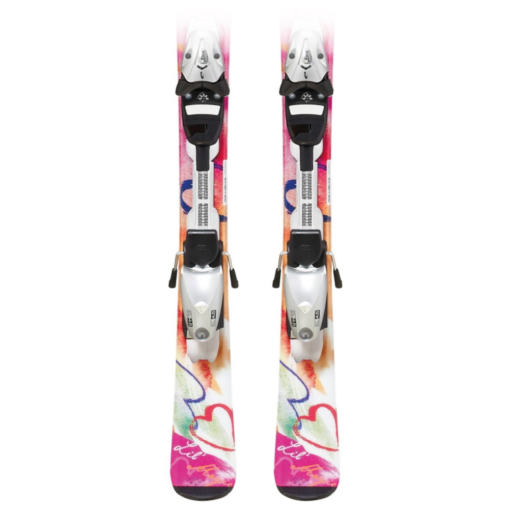 Elan Lil Magic EL 7.5 Kids Skis with EL 7.5 Quick Trick Bindings 2012