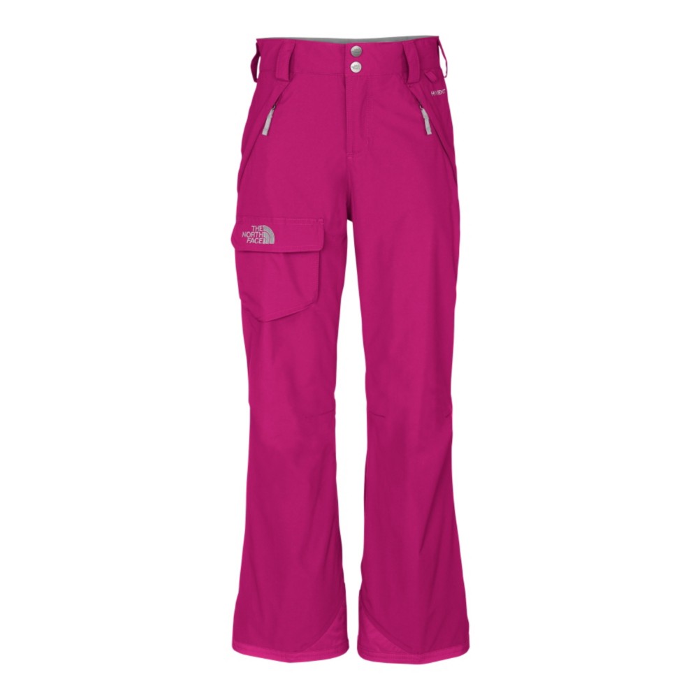The North Face Freedom Insulated Girls Ski Pants, Fusion Pink, swatch