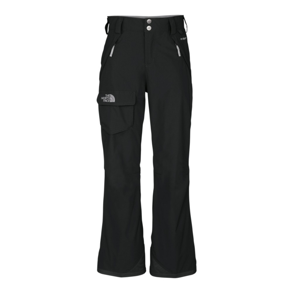The North Face Freedom Insulated Girls Ski Pants, TNF Black, swatch