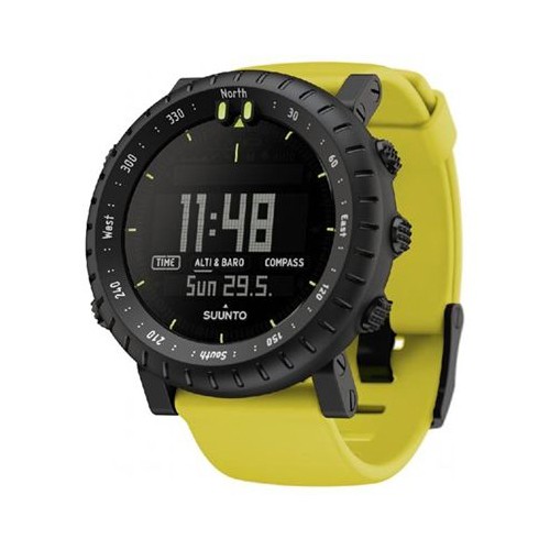 Suunto Core Digital Sport Watch, Yellow Crush, swatch