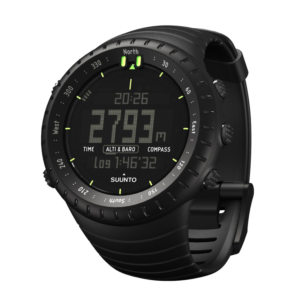 Suunto Core Aluminum Digital Sports Watch, Deep Black, medium