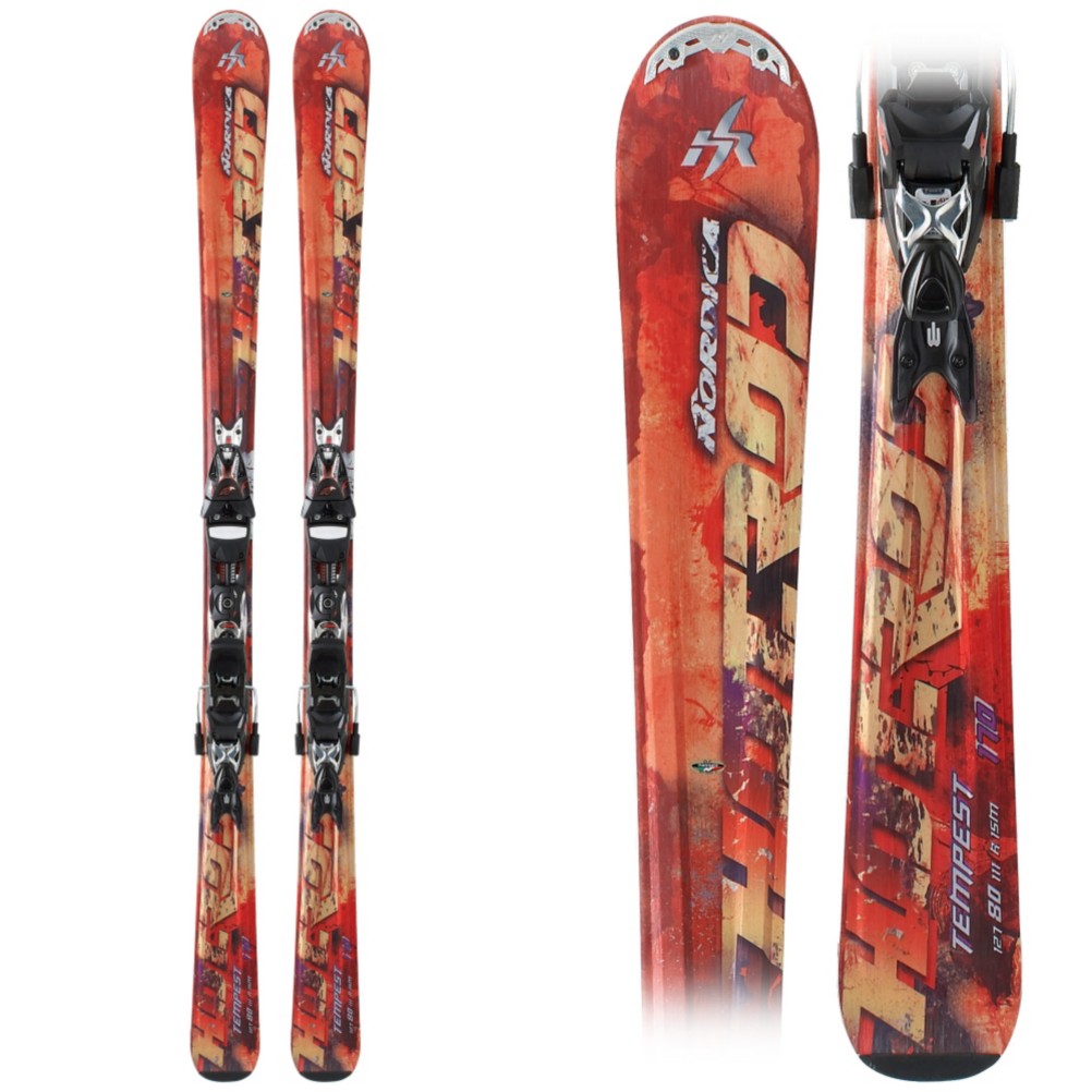 Nordica Hot Rod Tempest XBi CT Skis with Nordica EXP 2S Xbi CT WB Bindings