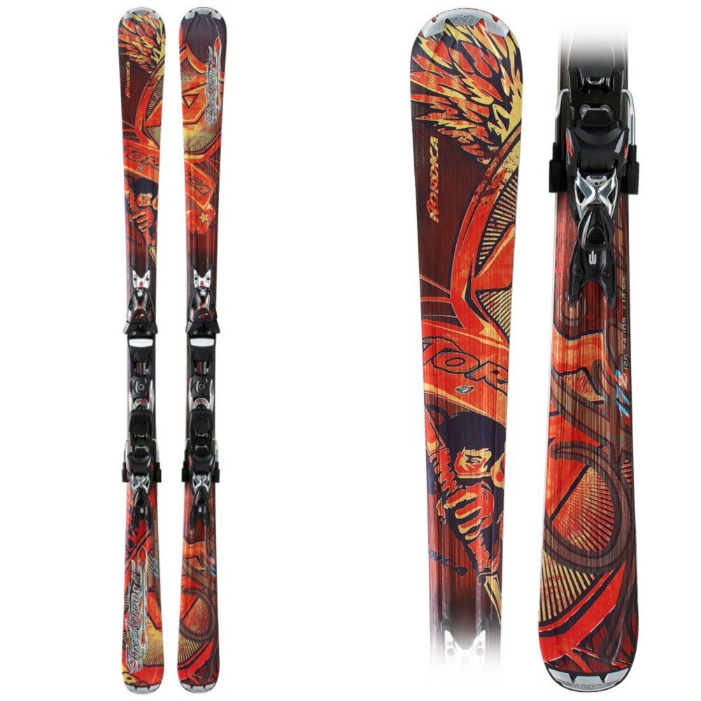 Nordica Mens Skis with Integrated Bindings