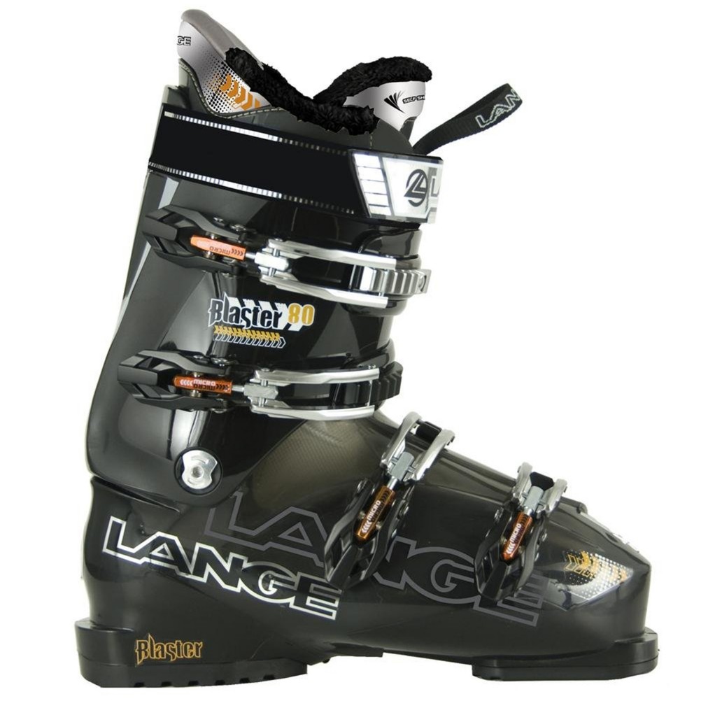 Lange Blaster 80 Ski Boots, Transparent Black, medium