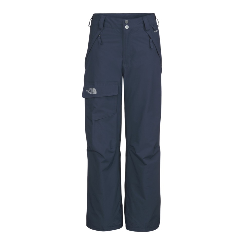 The North Face Freedom Insulated Kids Ski Pants, Deep Water Blue, swatch