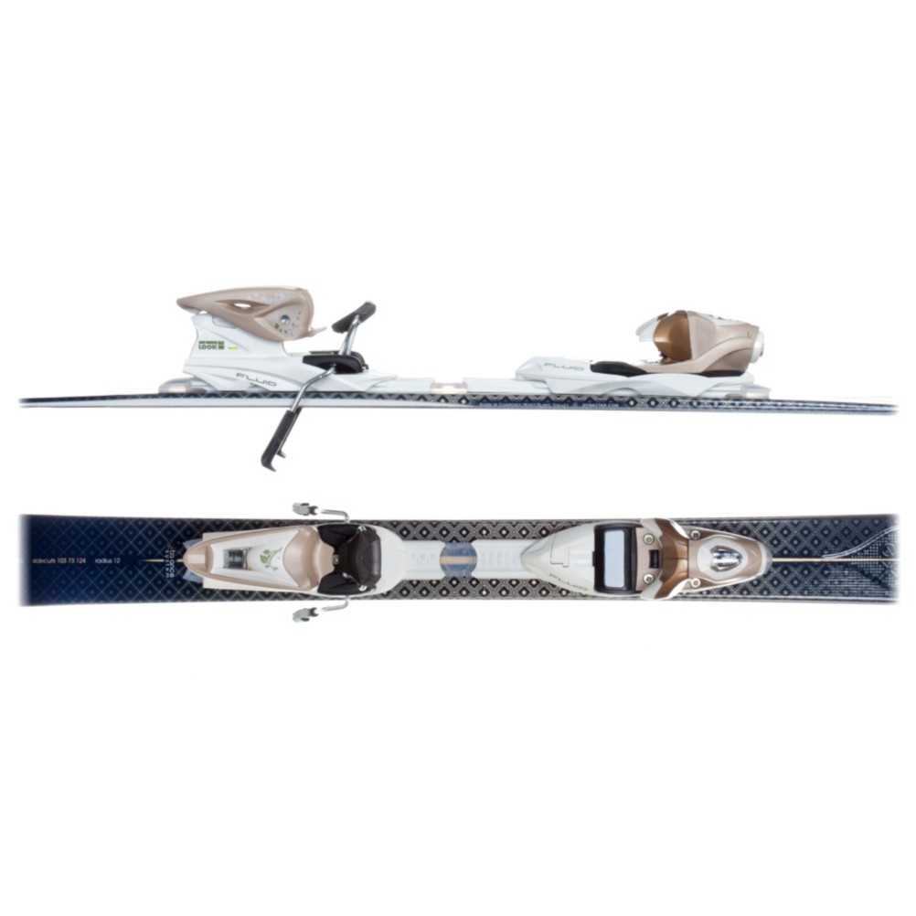 Dynastar Exclusive D'N Star Womens Skis with Nova Exclusive AFC Bindings 2012