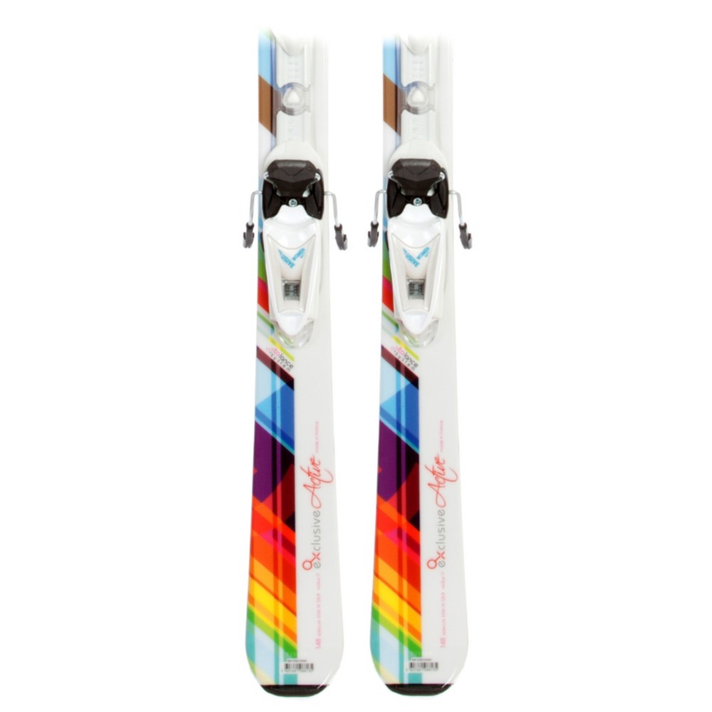 Dynastar Exclusive Active Womens Skis with Nova Exclusive AFC Fluid Bindings 2012