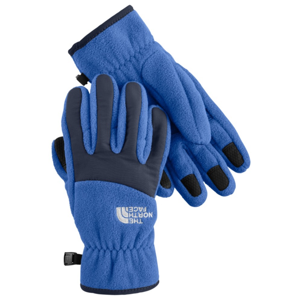 The North Face Denali Kids Gloves, Jake Blue-Deep Water Blue, medium