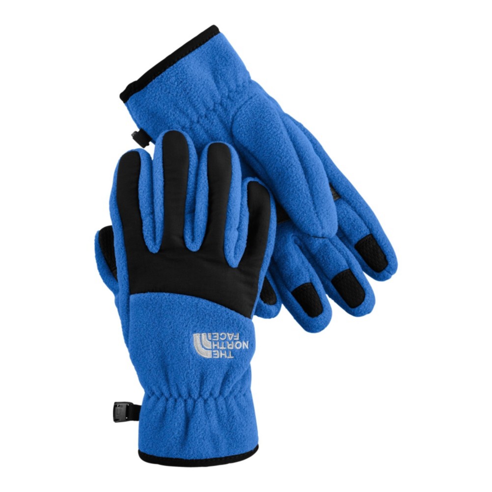 The North Face Denali Kids Gloves, Nautical Blue, swatch