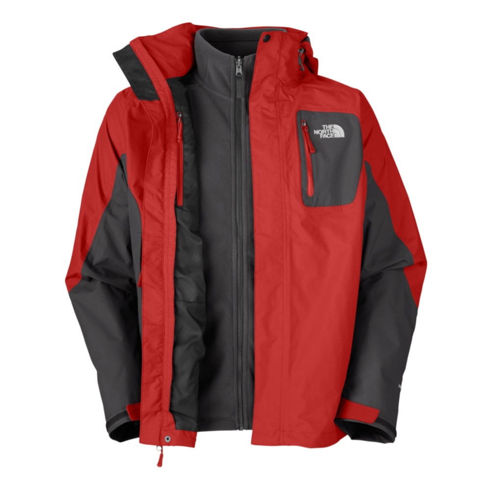 The North Face Atlas Triclimate Mens Insulated Ski Jacket 2012, Molten Red, medium