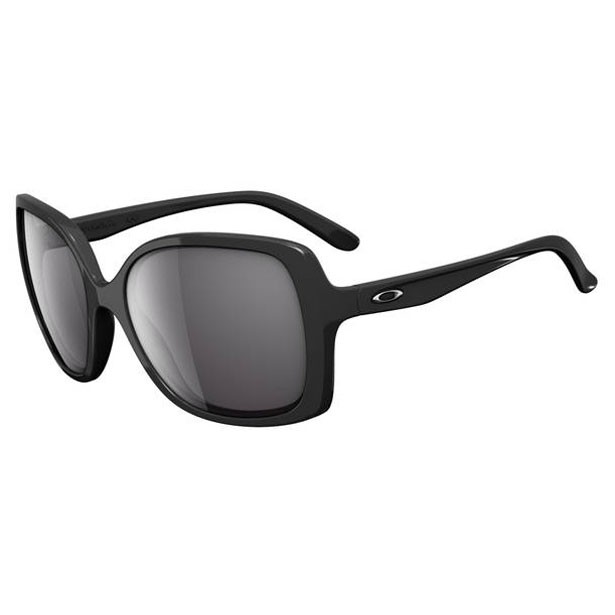 Oakley Beckon Womens Sunglasses, Polished Black, medium