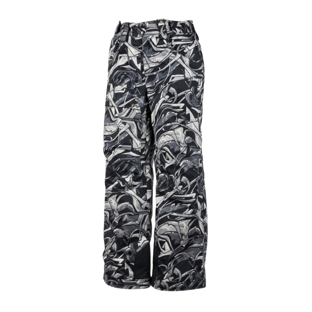 Obermeyer Ketza Kids Ski Pants, Graffiti Print, medium