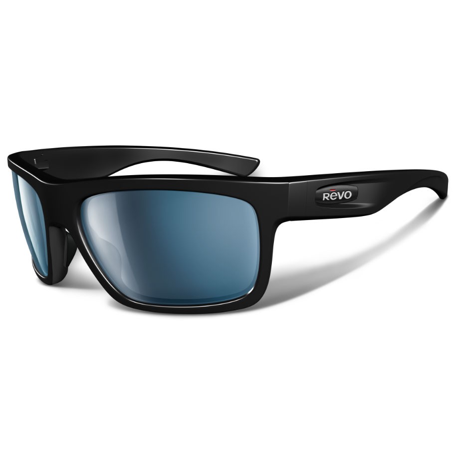 Revo Stern Polarized Sunglasses, Polished Black Eco, swatch