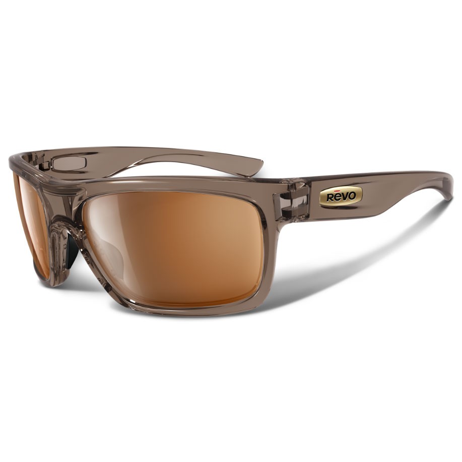 Revo Stern Polarized Sunglasses, Crystal Brown Eco, medium