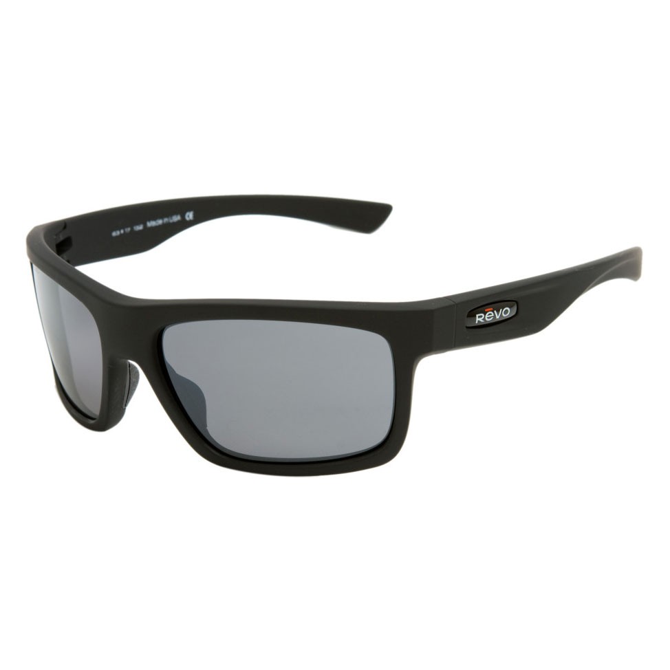 Revo Stern Polarized Sunglasses, Matte Black, swatch