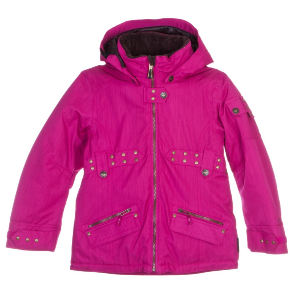 Obermeyer Rosalee Girls Ski Jacket, Magenta, swatch