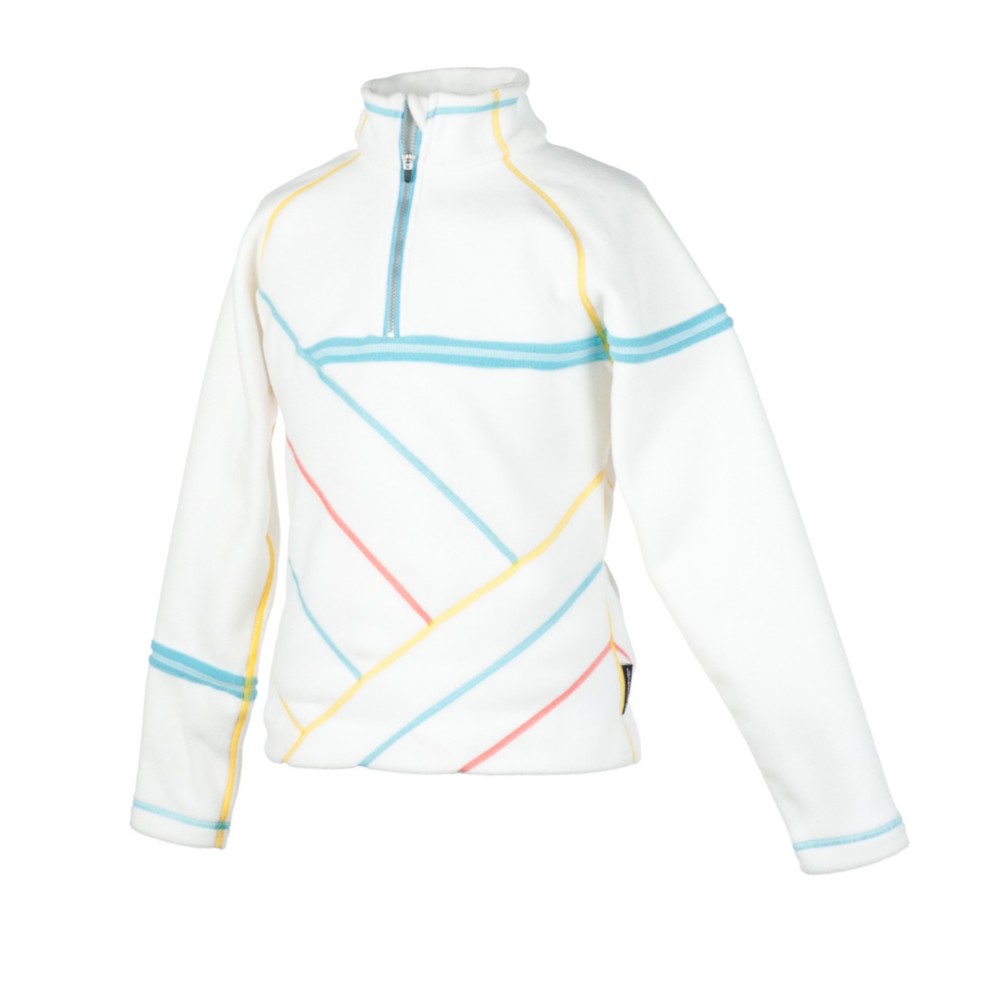 Obermeyer Aliyah Girls Fleece Kids Midlayer, Waterfall, swatch