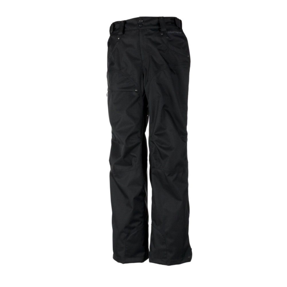 Obermeyer Yukon Shell Mens Ski Pants, Black, medium