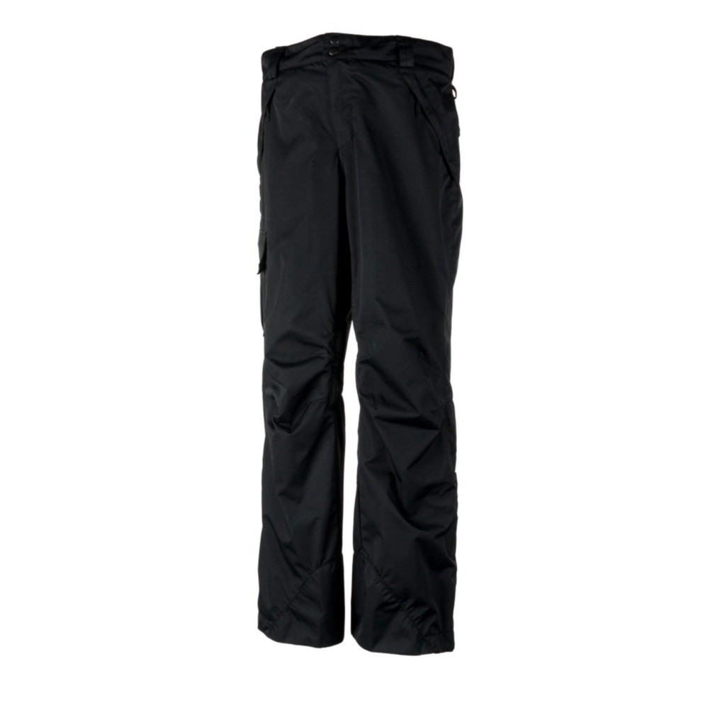 Obermeyer Saranac Mens Ski Pants, Black, swatch