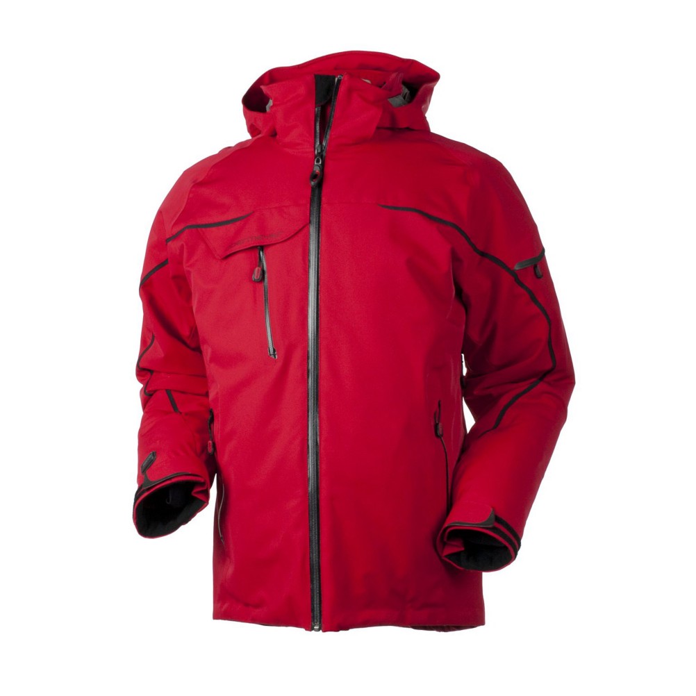 Obermeyer Kestrel Mens Insulated Ski Jacket, True Red, swatch