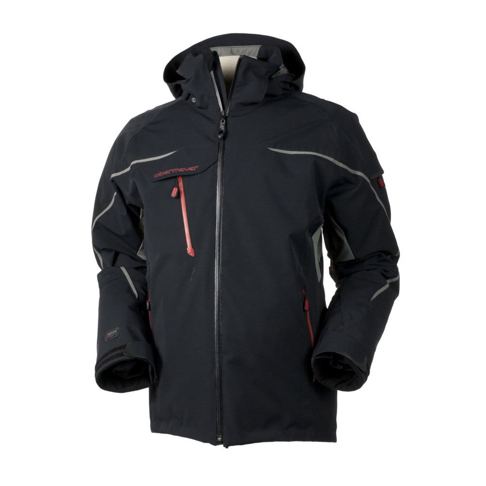 Obermeyer Kestrel Mens Insulated Ski Jacket, Smoke, medium