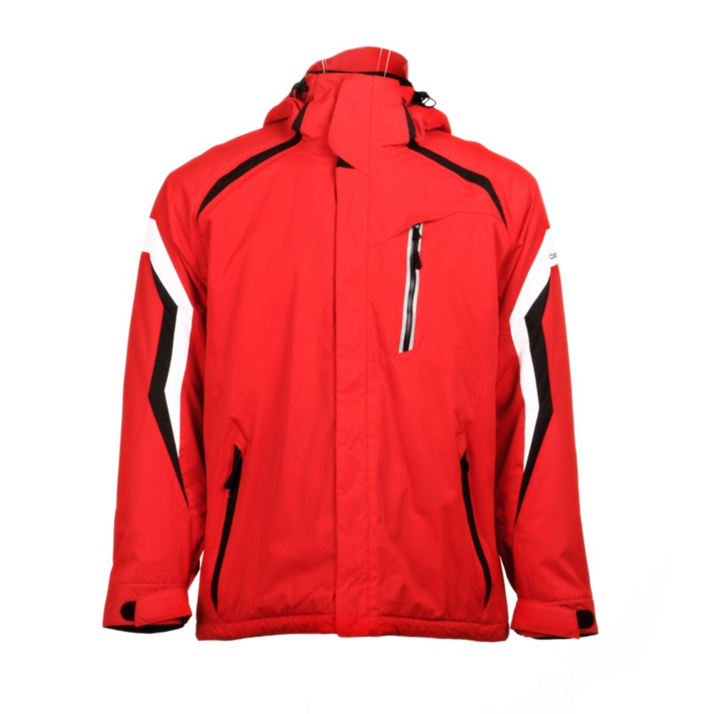Obermeyer Stratton Mens Insulated Ski Jacket, True Red, swatch