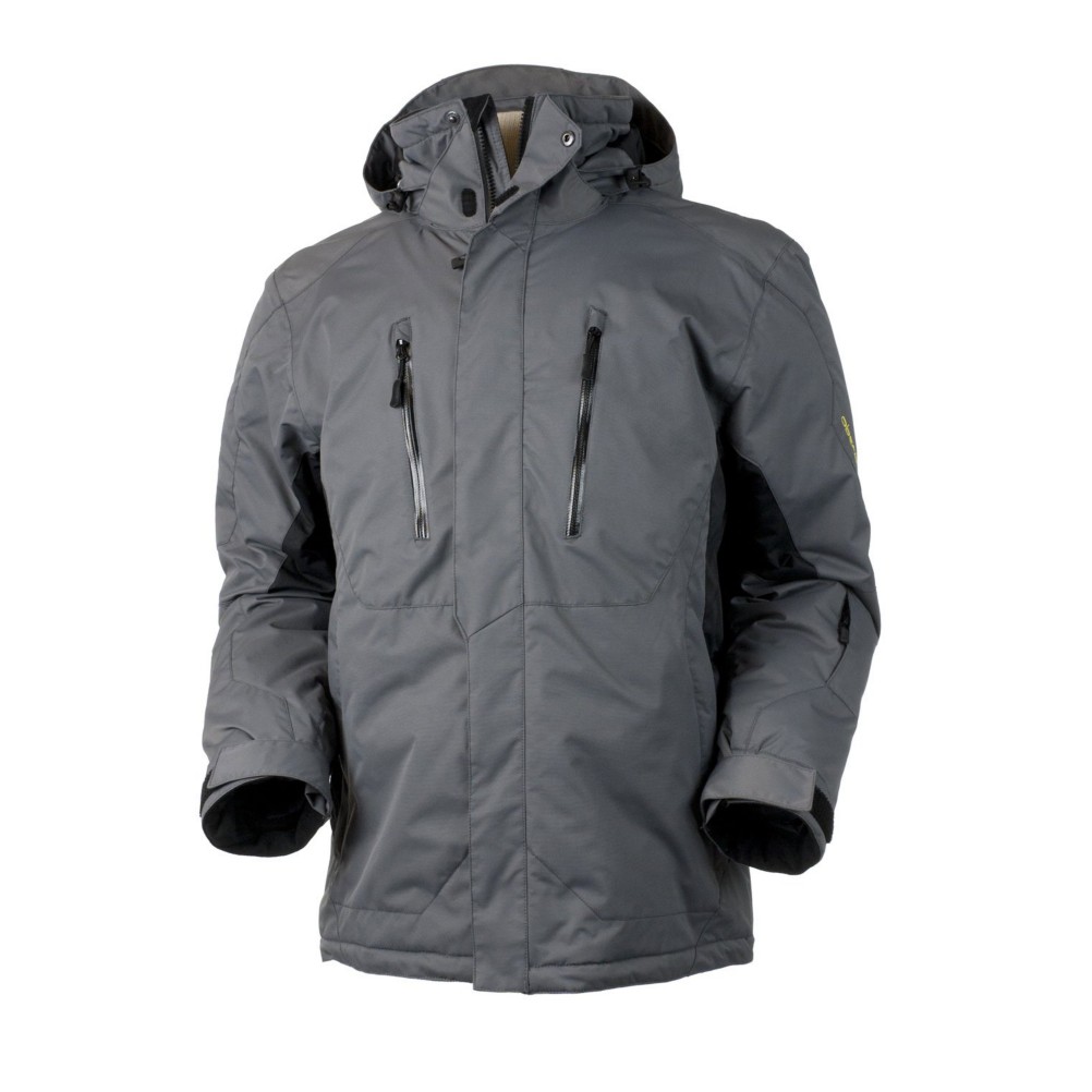 Obermeyer Teton Mens Insulated Ski Jacket, Smoke, swatch