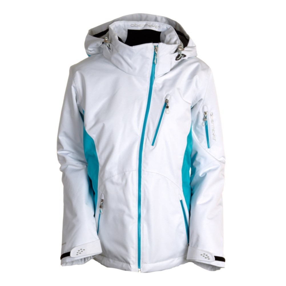 Obermeyer Coco Womens Insulated Ski Jacket, Waterfall, medium