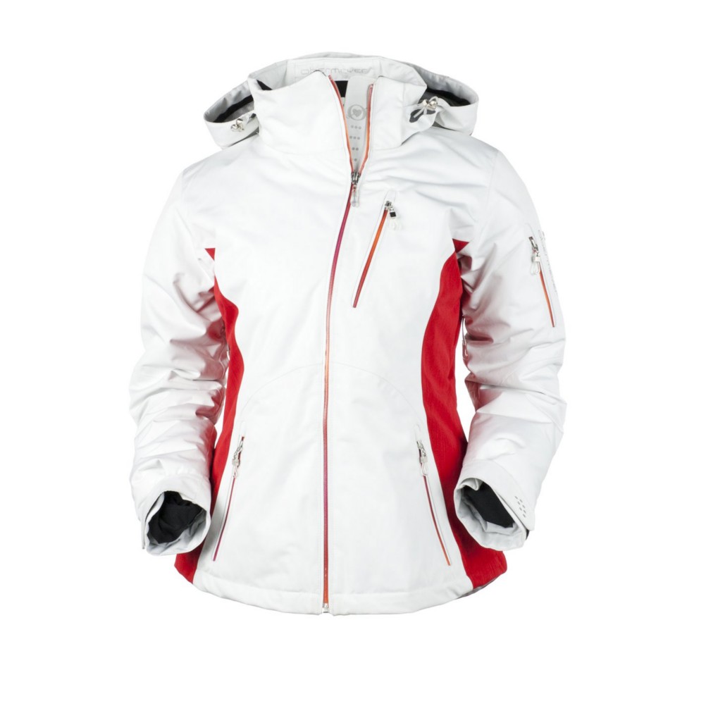 Obermeyer Coco Womens Insulated Ski Jacket 2012, White, swatch