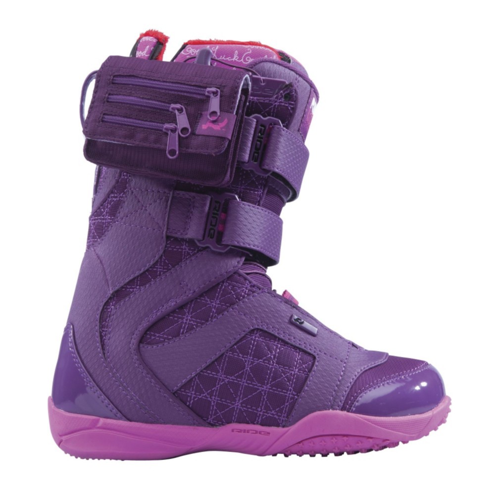 Ride Locket Womens Snowboard Boots, Purple, medium