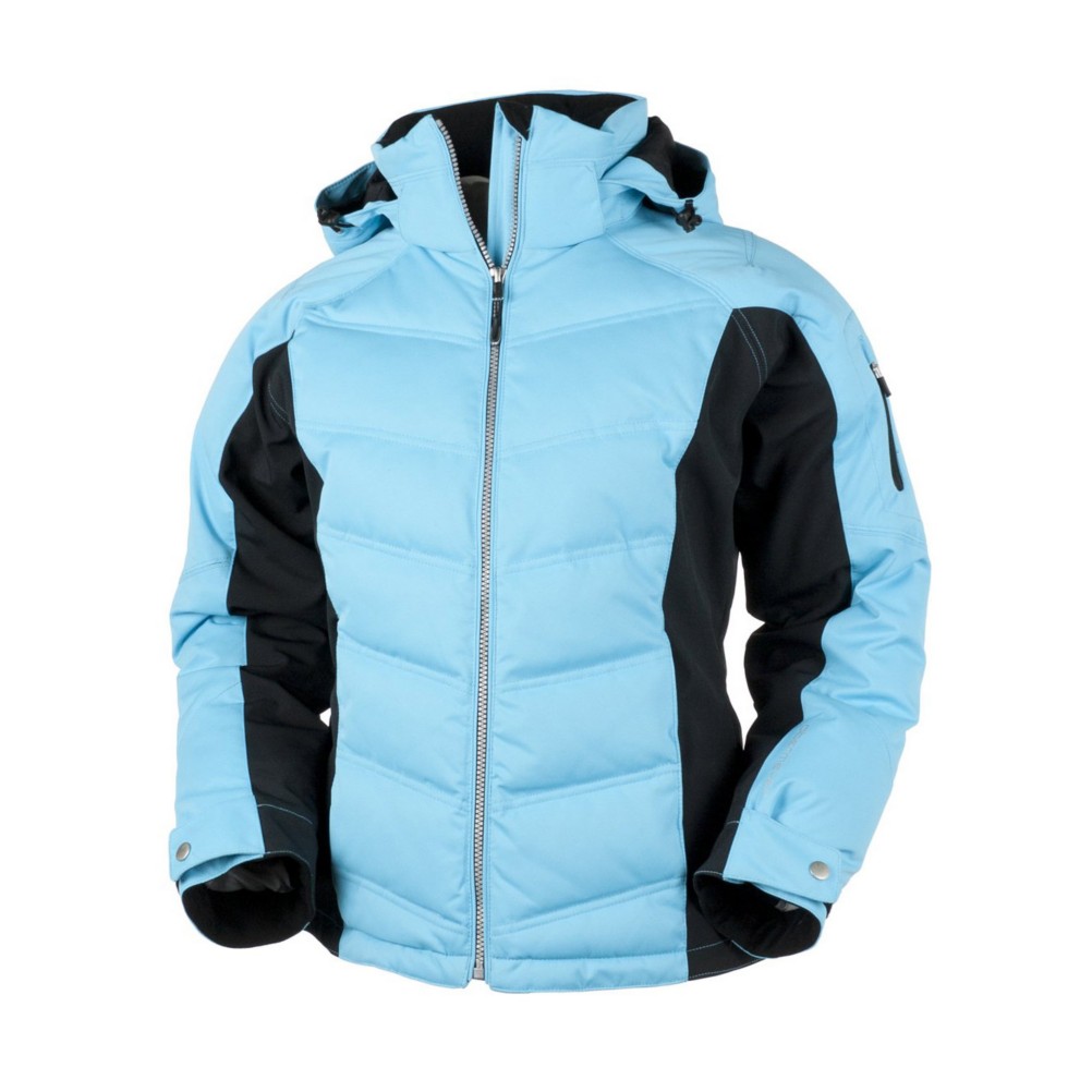 Obermeyer Circuit Down Womens Insulated Ski Jacket, Waterfall, medium