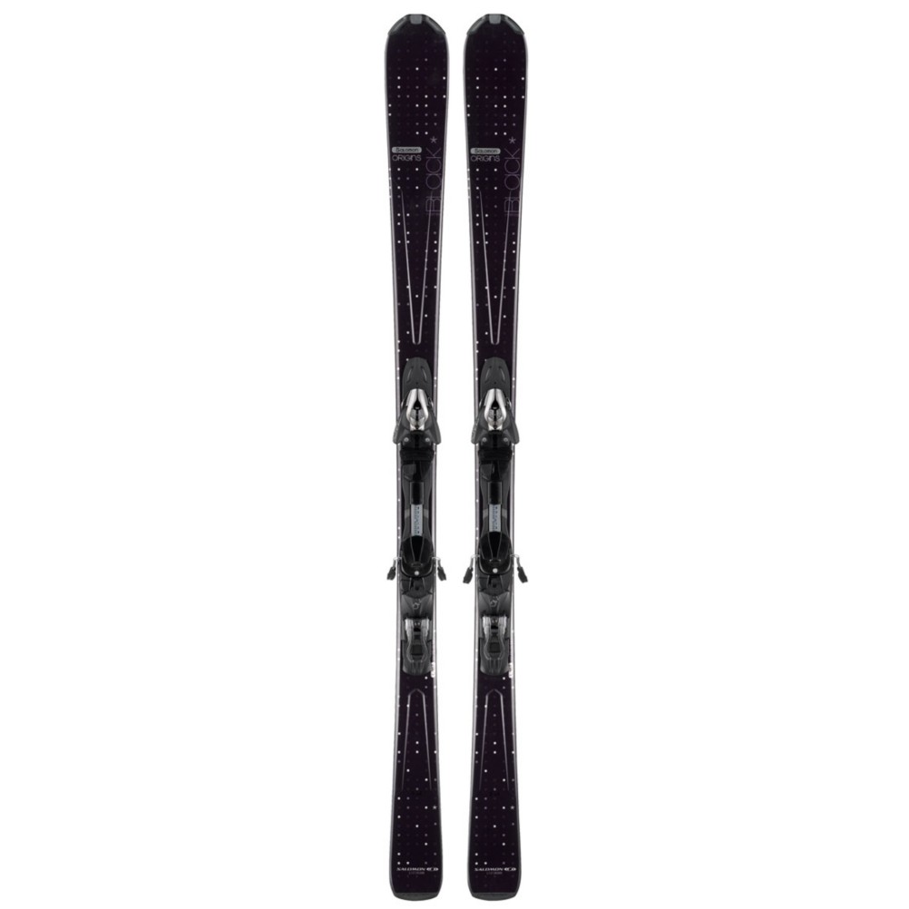 Salomon Origins Intense Black Womens Skis with Salomon Lightrak Z 10 Ti Bindings 2012
