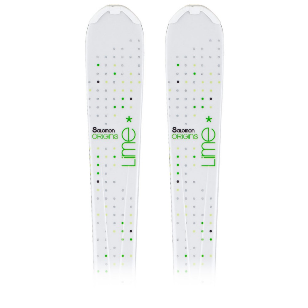 Salomon Origins Lime Womens Skis with Salomon Lightrak L9 Bindings 2012