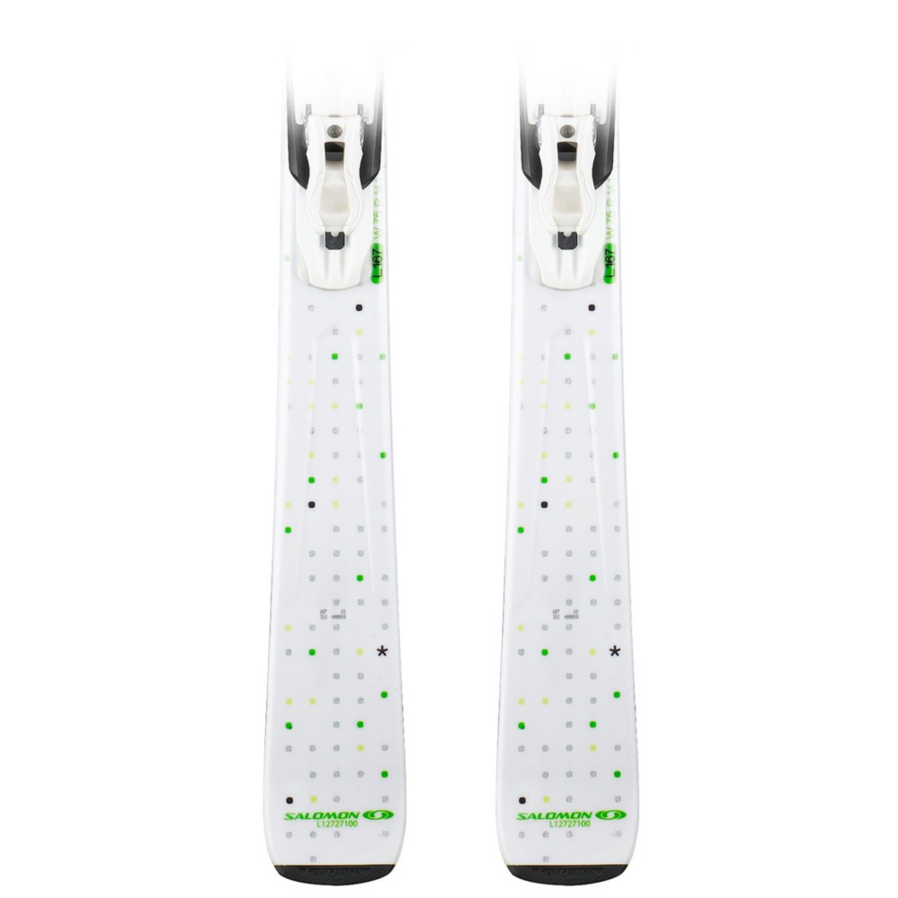 Salomon Origins Lime Womens Skis with Salomon Lightrak L9 Bindings 2012