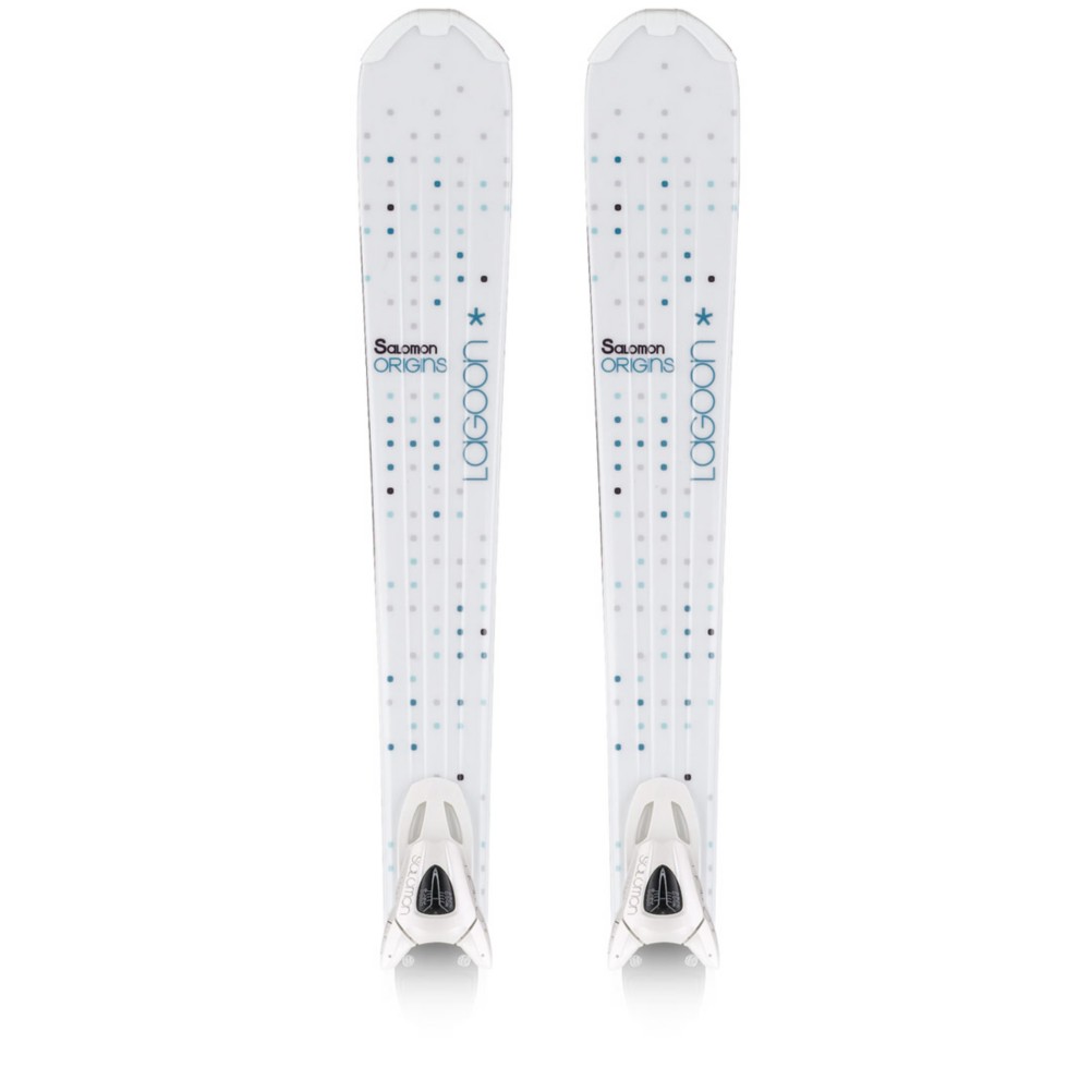 Salomon Origins Lagoon Womens Skis with Salomon Lightrak L9 Bindings 2012