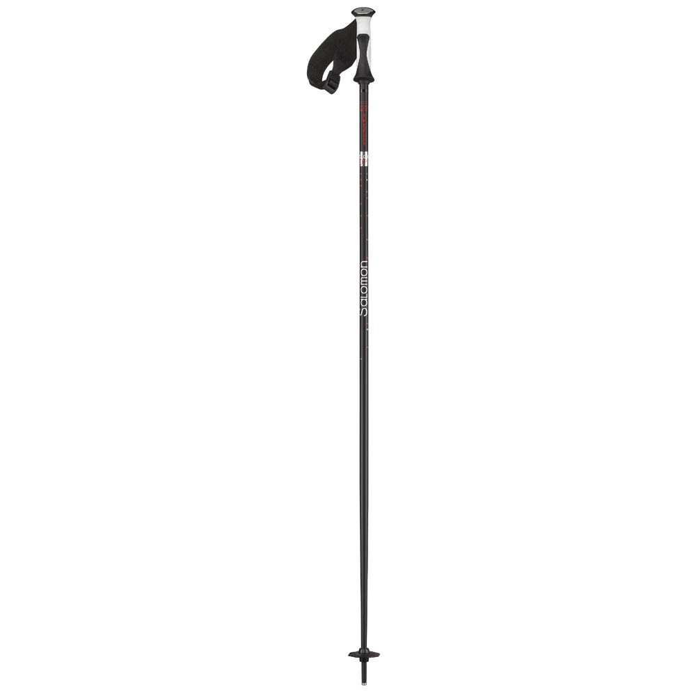 Salomon Topaz Womens Ski Poles 2013, Black-Red, swatch
