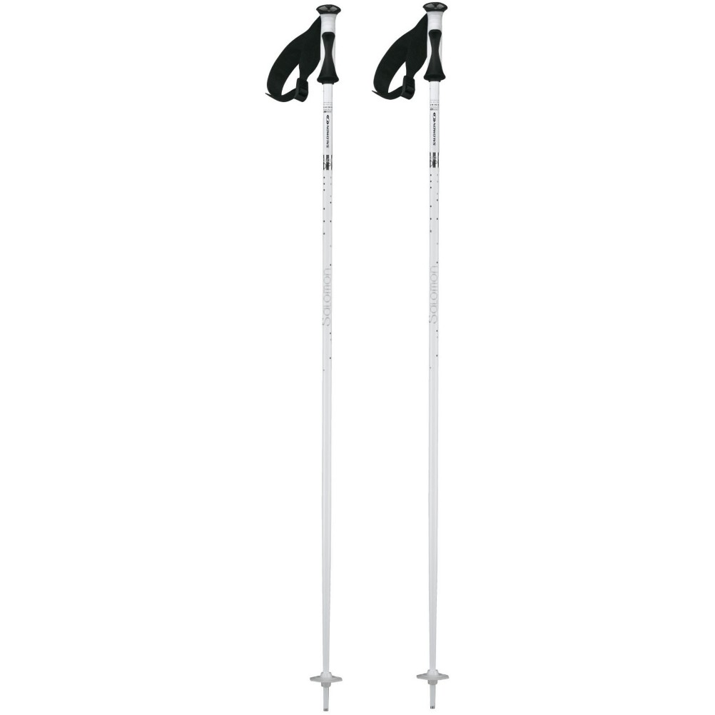 Salomon Topaz Womens Ski Poles 2013, White-Black, swatch
