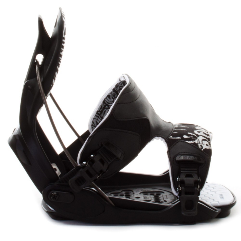 Flow The Five Snowboard Bindings, Black, medium