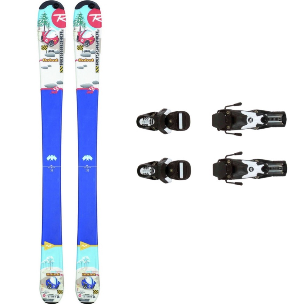 Rossignol Pre-Drilled Robot Kids Skis 2013, , medium
