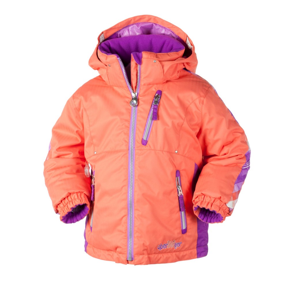 Obermeyer Nirvana Toddler Girls Ski Jacket, Creamsicle, swatch