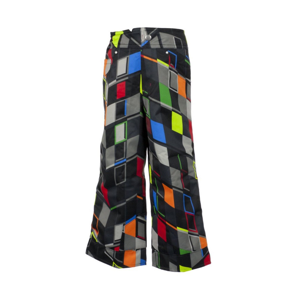 Obermeyer Race Toddlers Ski Pants, Block Print, swatch